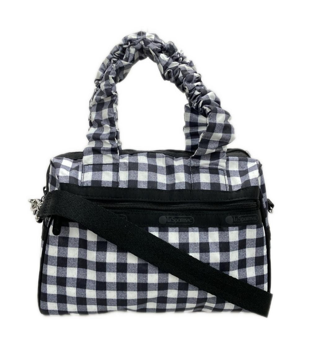 美品 LeSportsac ハンドバッグ ショルダーバッグ 2WAY 斜め掛け レディース レスポートサック