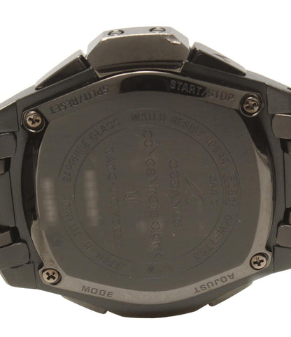 CASIO nano universe 腕時計 コラボモデル オシアナス OCEANUS ソーラー ブラック OCW-T750 メンズ カシオ ナノユニバース