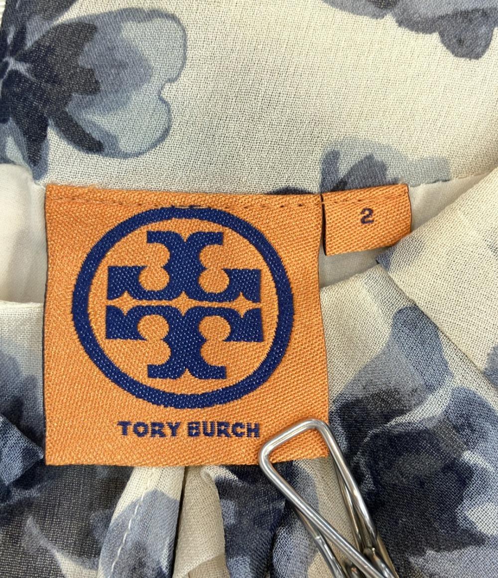 トリーバーチ ノースリーブワンピース 花柄 レディース SIZE 2 (M) Tory Burch