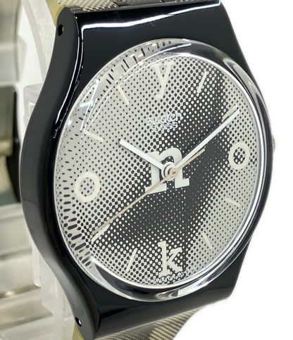 美品 Swatch 腕時計 オノヨーコ Yoko Ono クオーツ レディース メンズ スウォッチ