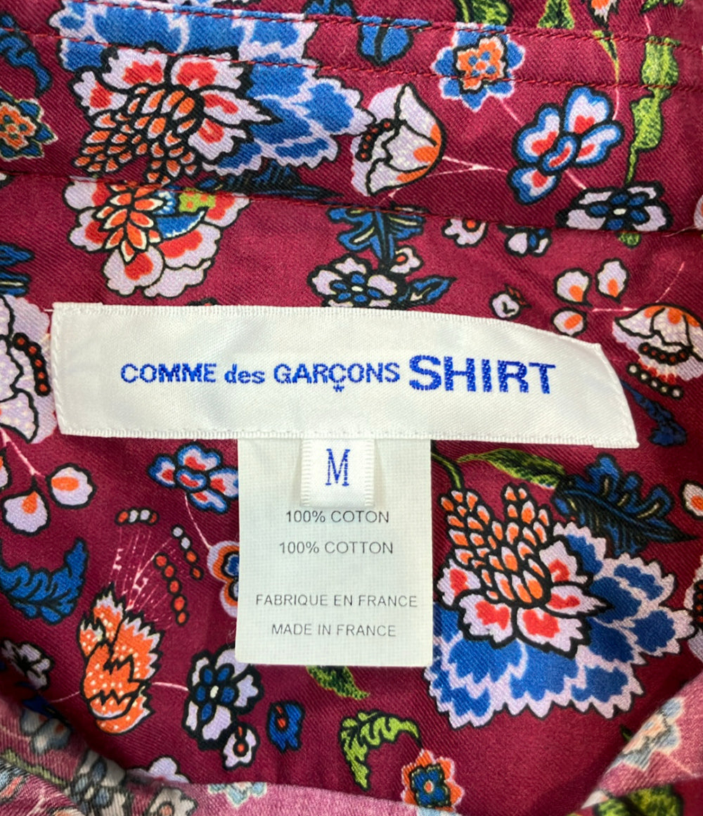 COMME des GARCONS SHIRT 長袖シャツ 花柄 メンズ SIZE M コムデギャルソンシャツ