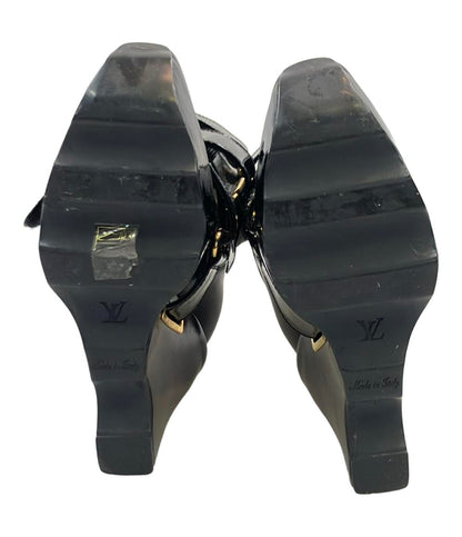 訳あり LOUIS VUITTON ウェッジブーツ レディース SIZE 34 (XS) ルイ・ヴィトン