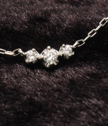 美品 ヨンドシー ネックレス Pt850 ダイヤ レディース 4℃