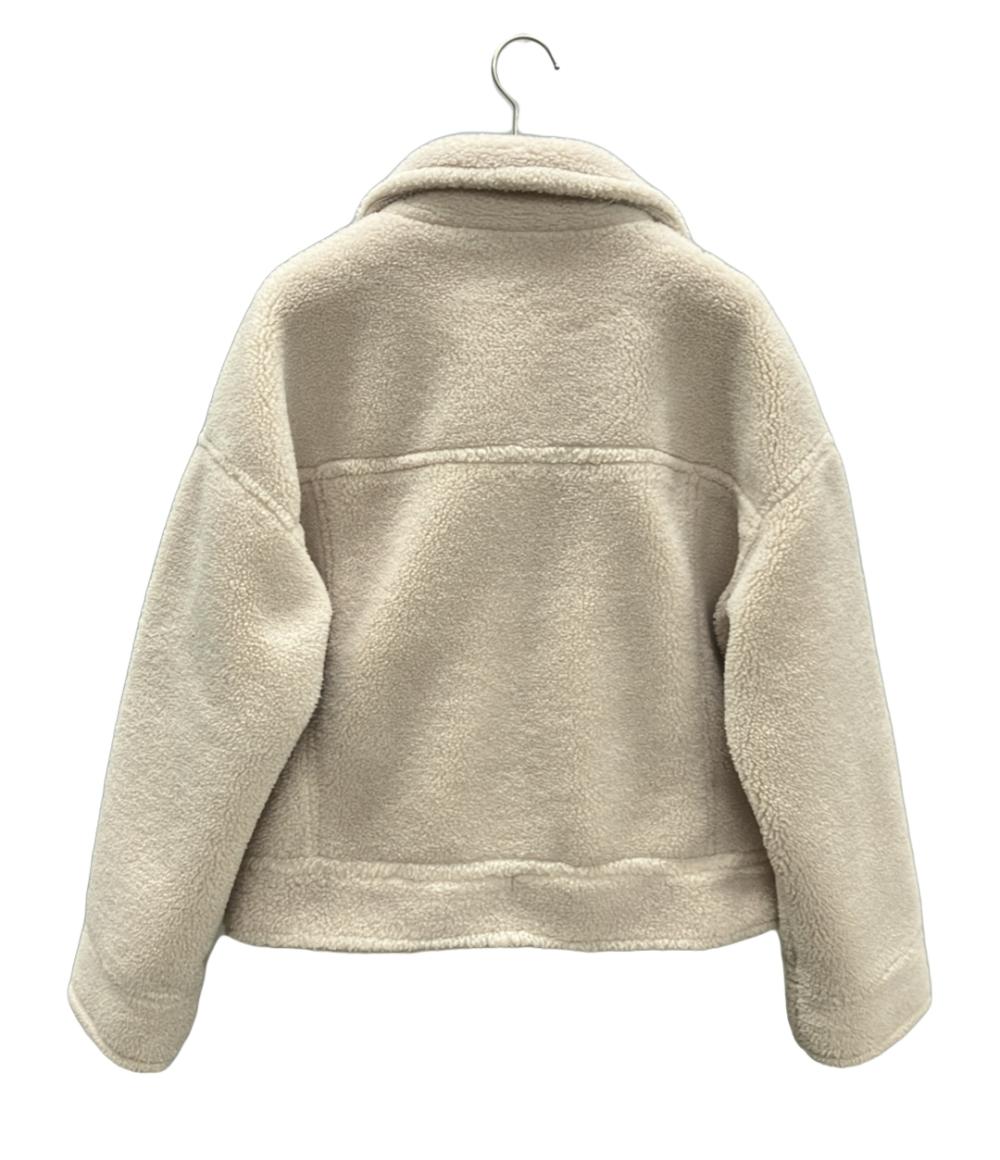 アンビー ウール混ボアショートジャケット アウター コート レディース SIZE F ENVYM