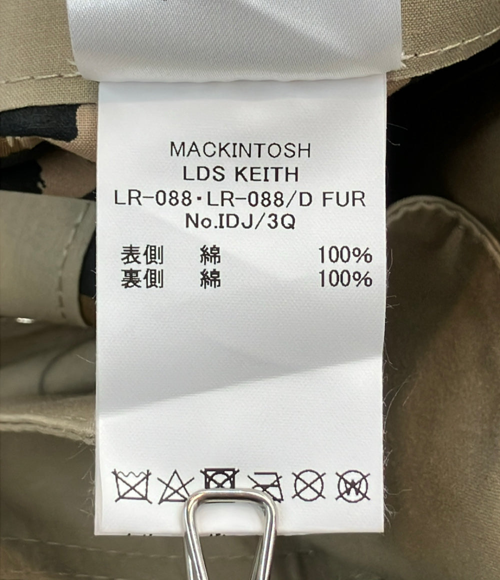 Mackintosh ポンチョ コート 裏レオパード柄 レディース SIZE 38 マッキントッシュ