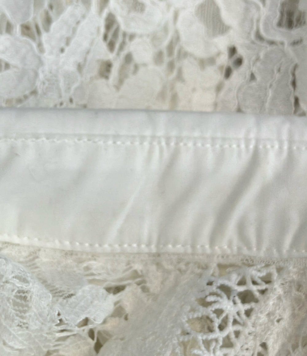 GRACE CONTINENTAL 半袖 レースポンチョ シャツ レディース SIZE 36 グレースコンチネンタル