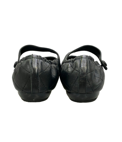 CHANEL インステップストラップパンプス カンボン A G24712 レディース SIZE 38 (25.5cm) シャネル