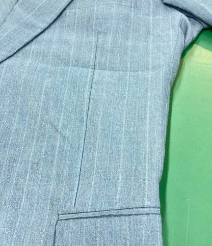 ウールストライプ柄テーラードジャケット メンズ Mr.SANYO