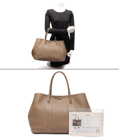 HERMES トートバッグ □L刻印 シルバー金具 ガーデンパーティPM レディース エルメス