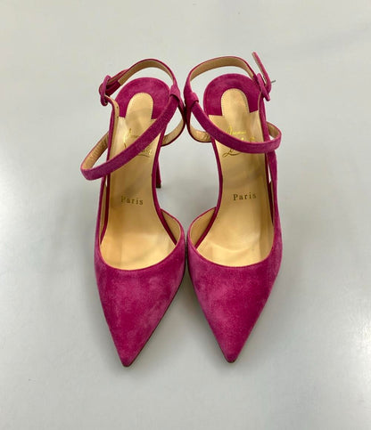 美品 Christian Louboutin アンクルストラップパンプス レディース SIZE 38 (25cm) クリスチャンルブタン