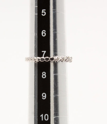 美品 STAR JEWELRY リング 指輪 K10 ダイヤ 0.03ct レディース SIZE 7号 スタージュエリー