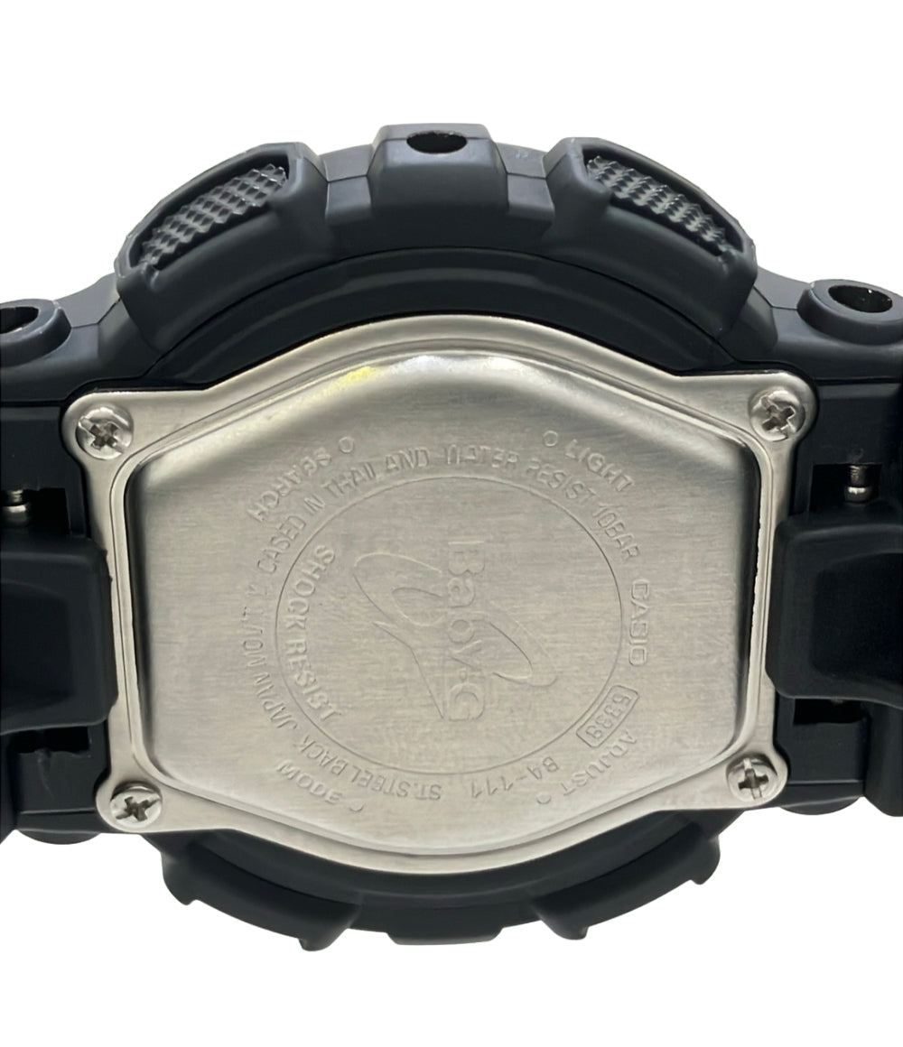 美品 CASIO 腕時計 Baby-G クオーツ ブラック BA-111 レディース カシオ
