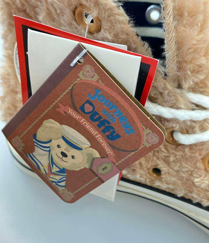 美品 CONVERSE ハイカットスニーカー ×ディズニー ダッフィー レディース SIZE 22.5 (S) コンバース