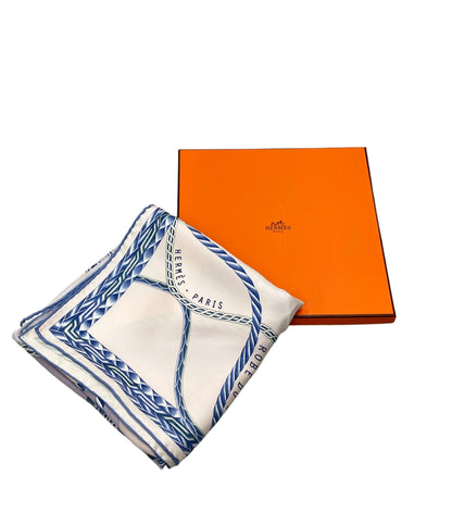 HERMES スカーフ カレ90 シルク 100% ROBE DU SOIR レディース エルメス