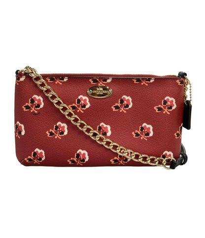 美品 COACH ショルダーバッグ チェーン 斜め掛け F35882 レディース コーチ