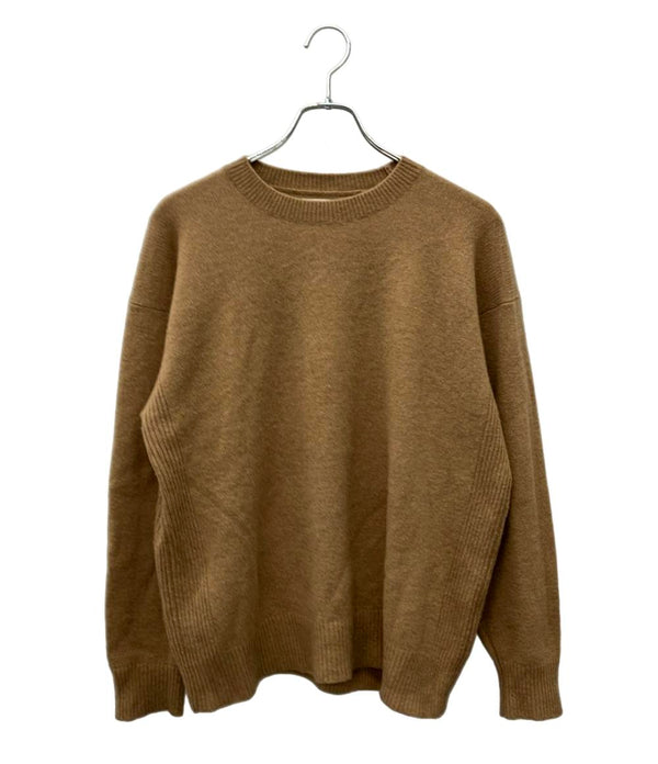 AURALEE 長袖ニット キャメル100% EXCLUSIVE BABY CAMEL KNIT A8AP06BR