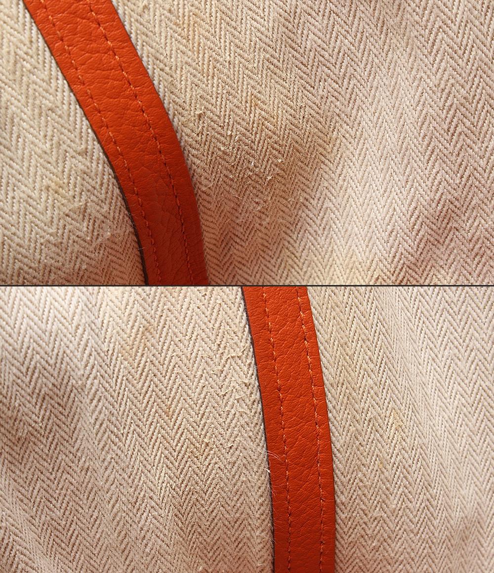 HERMES トートバッグ □R刻印 シルバー金具 ガーデンパーティPM エルメス