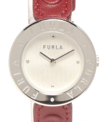美品 FURLA 腕時計 エッセンシャル クオーツ シルバー WW00004001L1 レディース フルラ