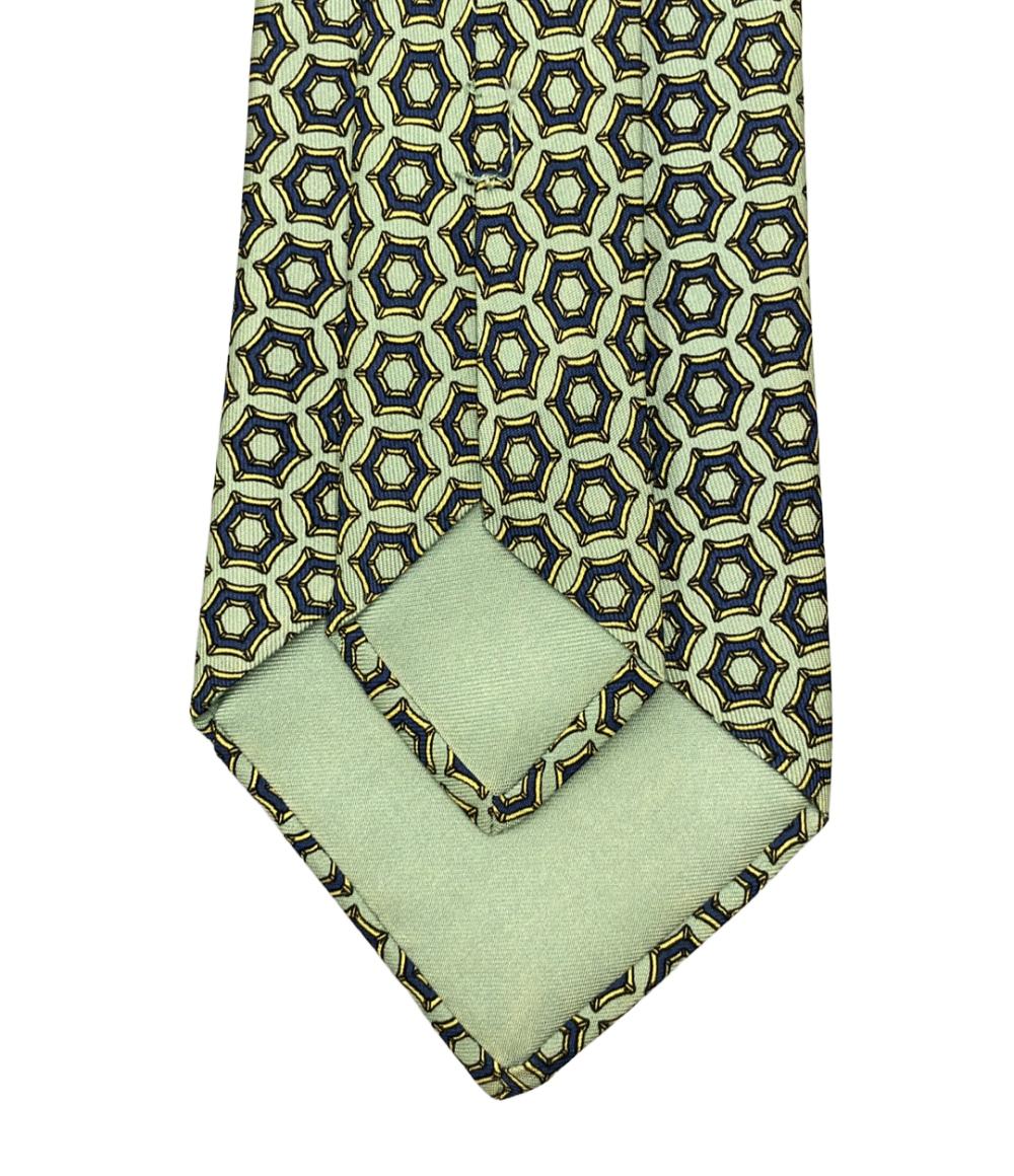 HERMES ネクタイ シルク100% メンズ エルメス