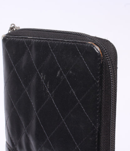 CHANEL 長財布 オーガナイザー シルバー金具 14番台 カンボン レディース シャネル