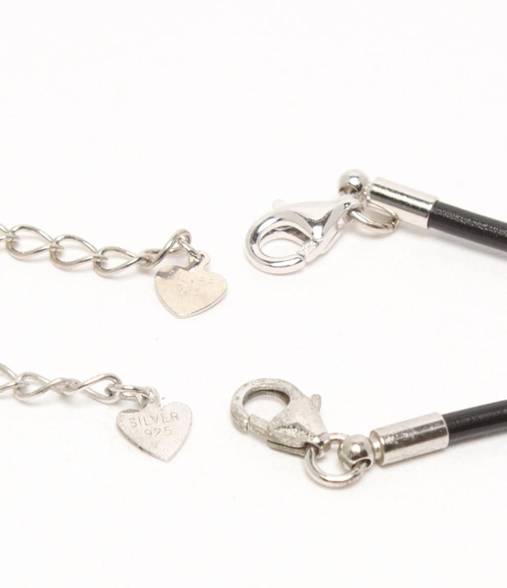 ネックレス SV925 韓流ドラマ 夏の香り ペア 2点セット レディース