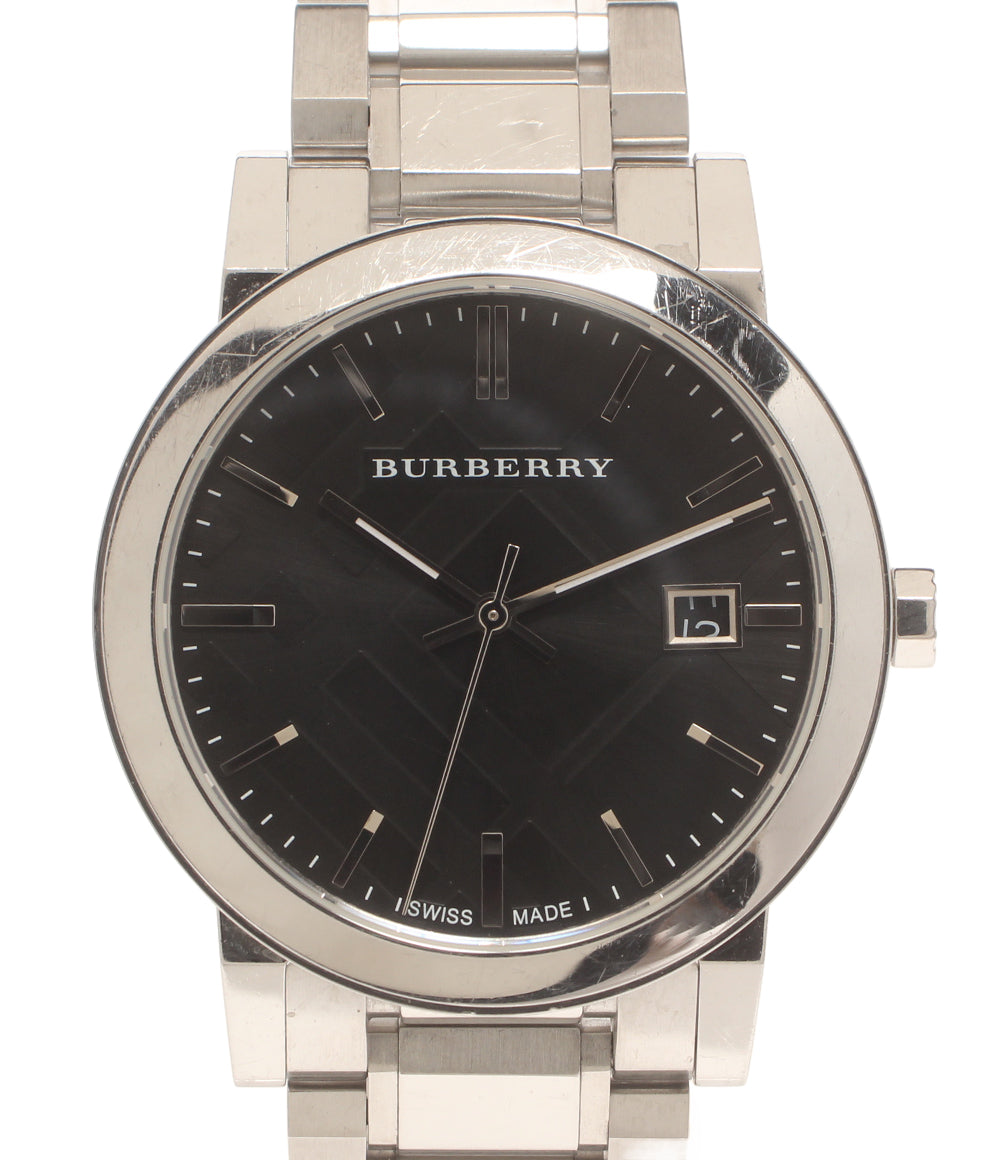 BURBERRY 腕時計 クオーツ ブラック BU9001 メンズ バーバリー