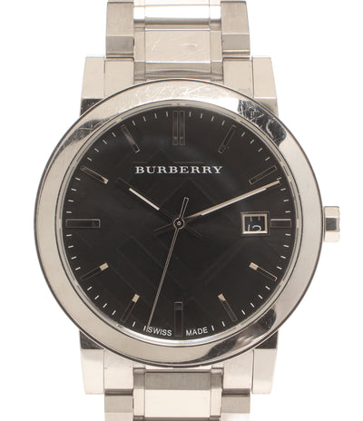 BURBERRY 腕時計 クオーツ ブラック BU9001 メンズ バーバリー