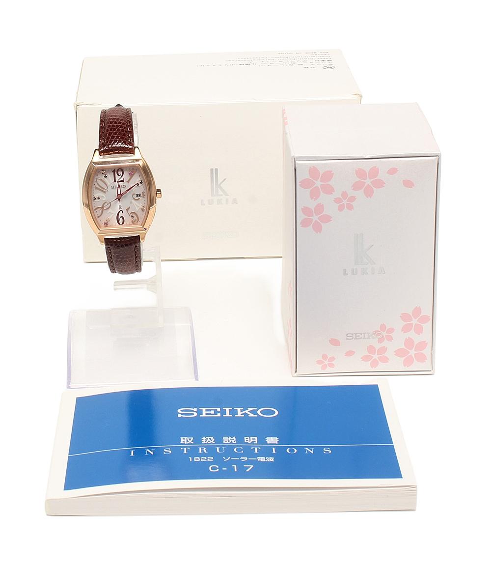 SEIKO 腕時計 lk ルキア ソーラー ピンク 1B22-0BB0 レディース