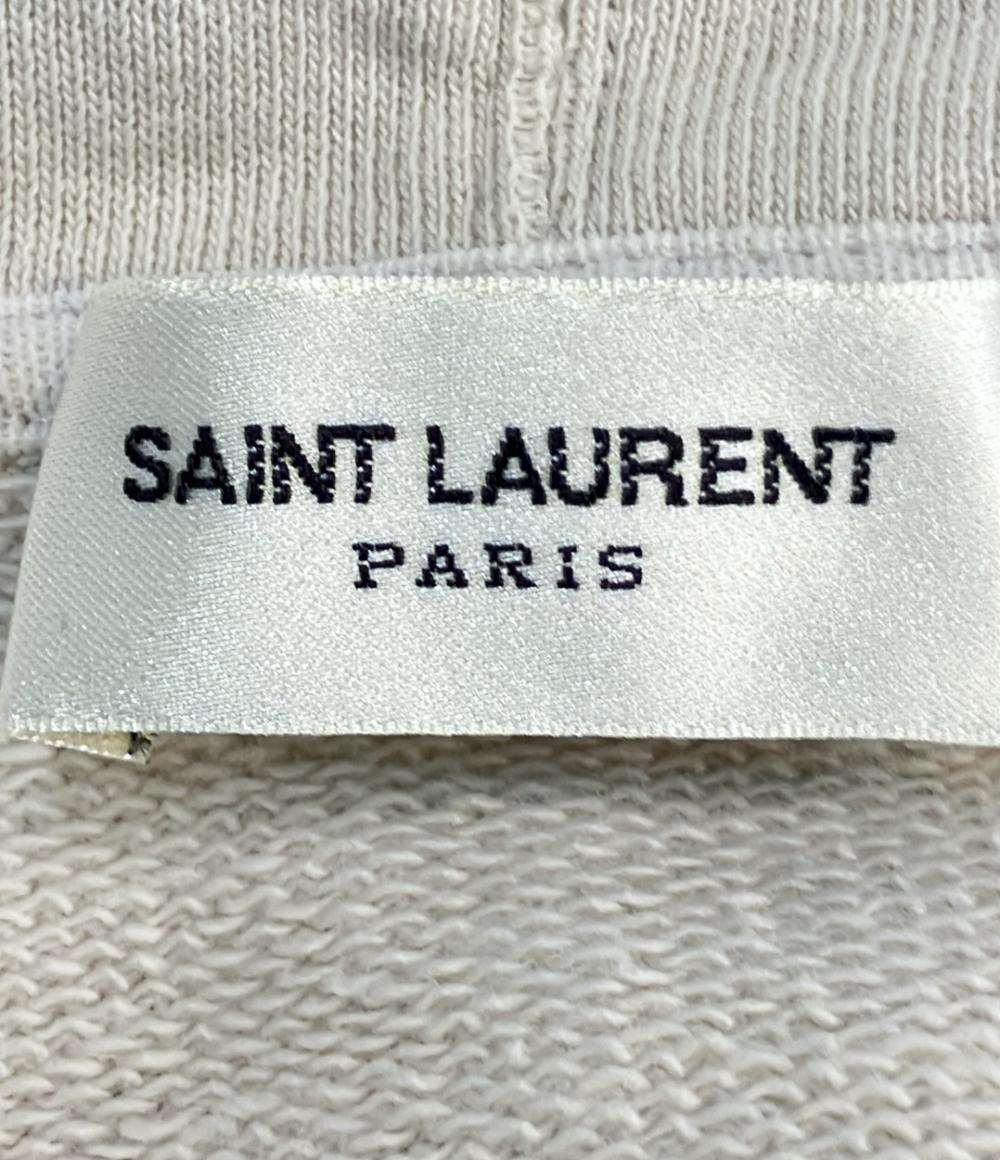 SAINT LAURENT PARIS スウェット ロボットプリント トレーナー ダメージ加工 メンズ SIZE S サンローランパリ