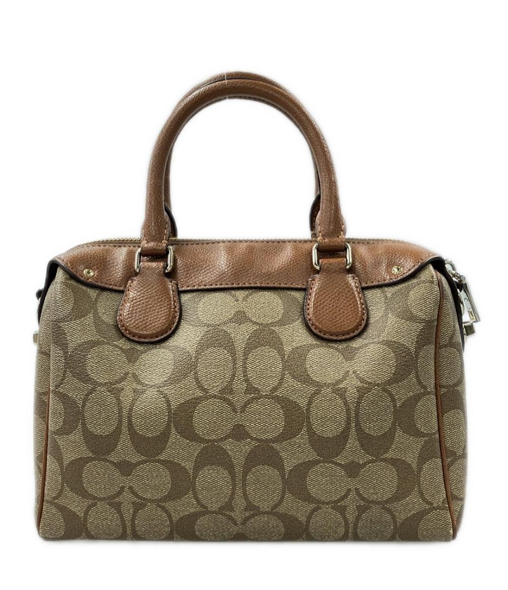 COACH 2wayハンドバッグ ショルダーバッグ シグネチャー F36702