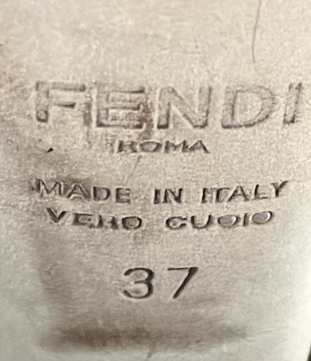 フェンディ サンダル パンプス クロコダイル柄 レディース SIZE 37 (L) FENDI