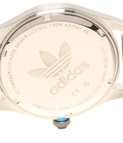 美品 adidas 腕時計 コードフォー クオーツ ブラック AOSY22524 メンズ アディダス