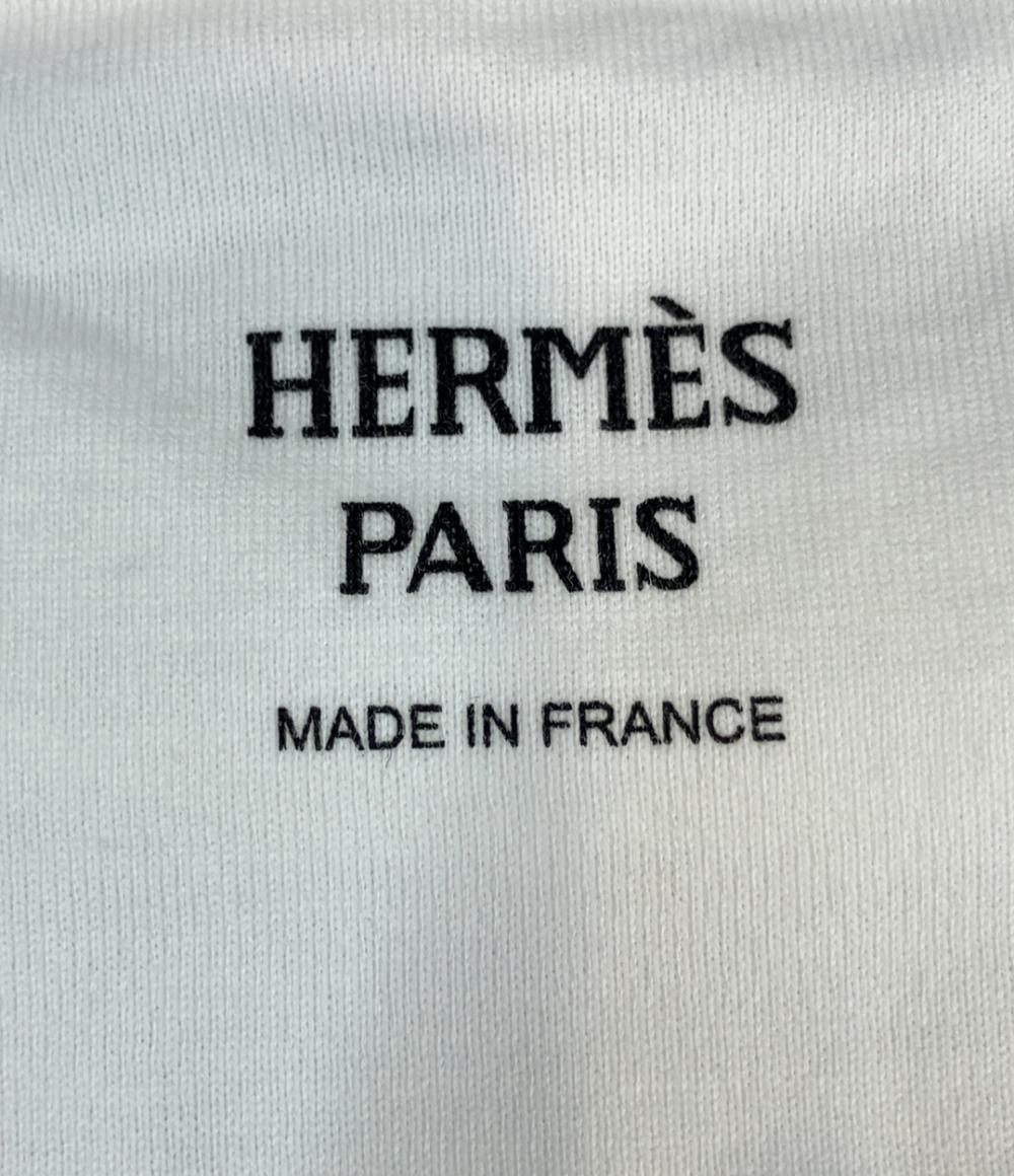 HERMÈS PARIS 半袖Tシャツ 4H4643DA カルトゥッシュ モール レディース SIZE 34 (S) エルメス パリ