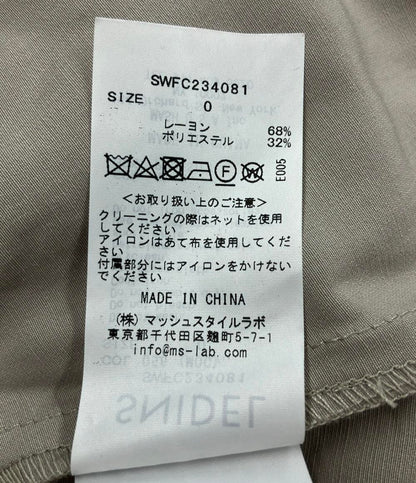 スナイデル ミドルグロストレンチコート SWFC234081 レディース SIZE 0 (S) snidel