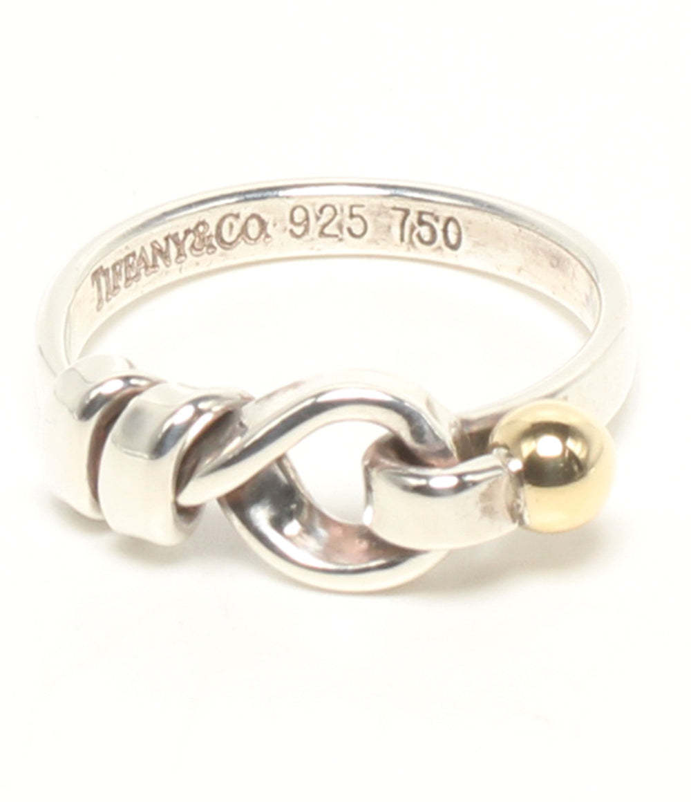 Tiffany & Co. リング 指輪 K18 SV925 フック＆アイ レディース SIZE 9号 ティファニー