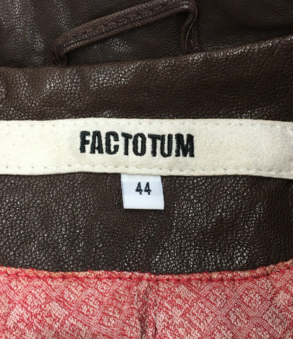 ファクトタム  レザージャケット      メンズ SIZE 44 (S) FACTOTUM