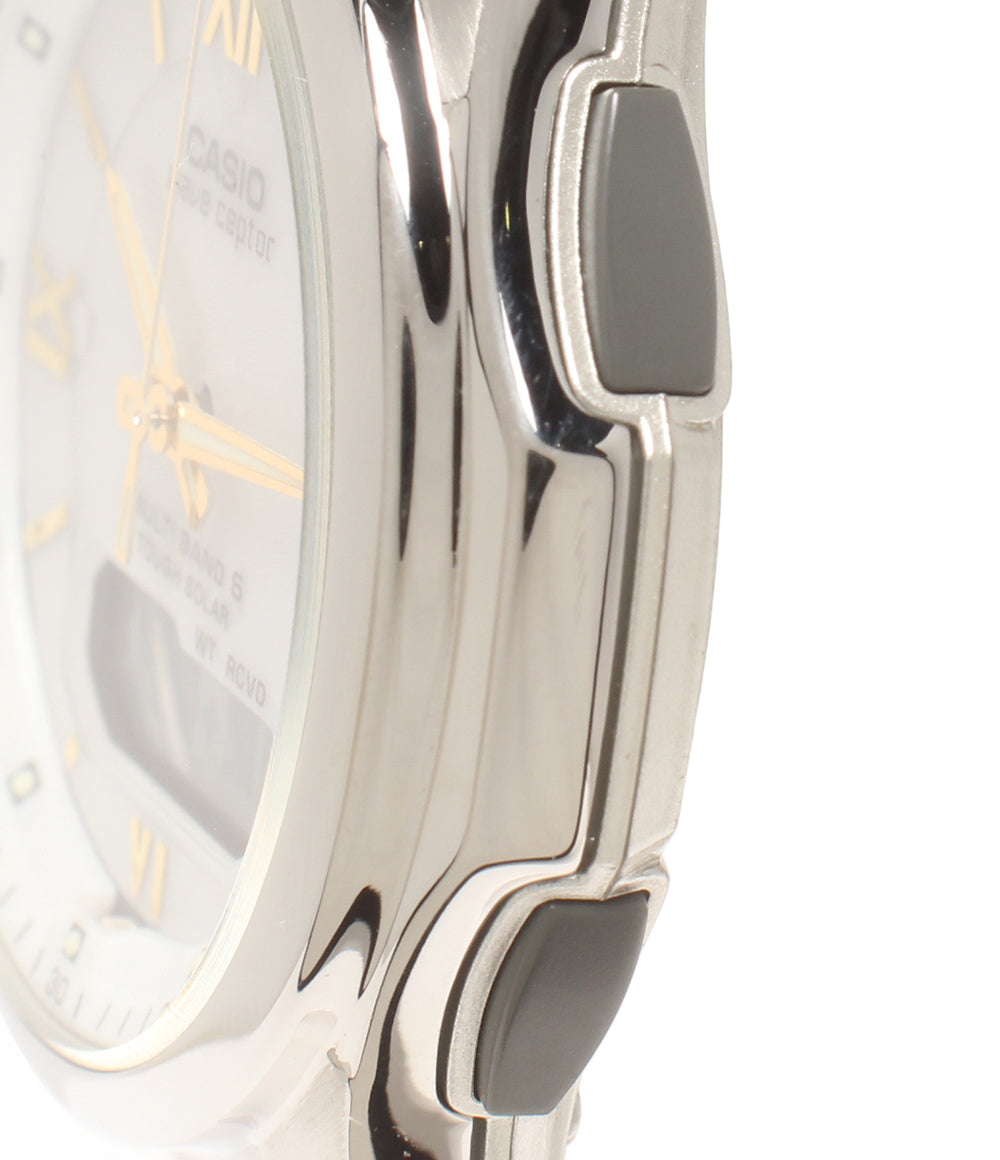 美品 CASIO 腕時計 ウエーブセプター WAVE CEPTOR ソーラー WVA-M630D-7A2JF メンズ カシオ