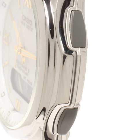 美品 CASIO 腕時計 ウエーブセプター WAVE CEPTOR ソーラー WVA-M630D-7A2JF メンズ カシオ