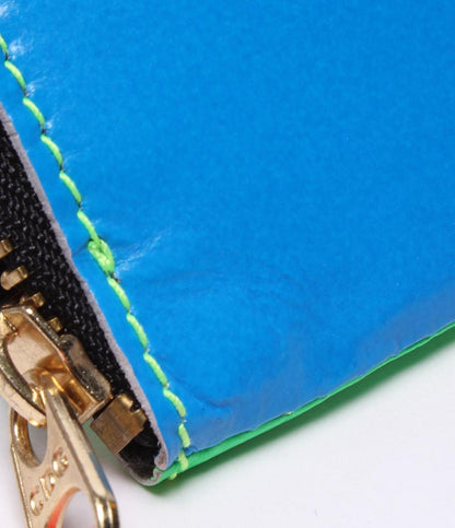 コムデギャルソン L字ファスナー財布 コンパクトウォレット ネオンカラー ユニセックス COMME des GARCONS