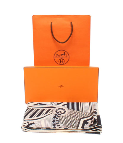 美品 HERMES ストール カレジェアン レディース エルメス