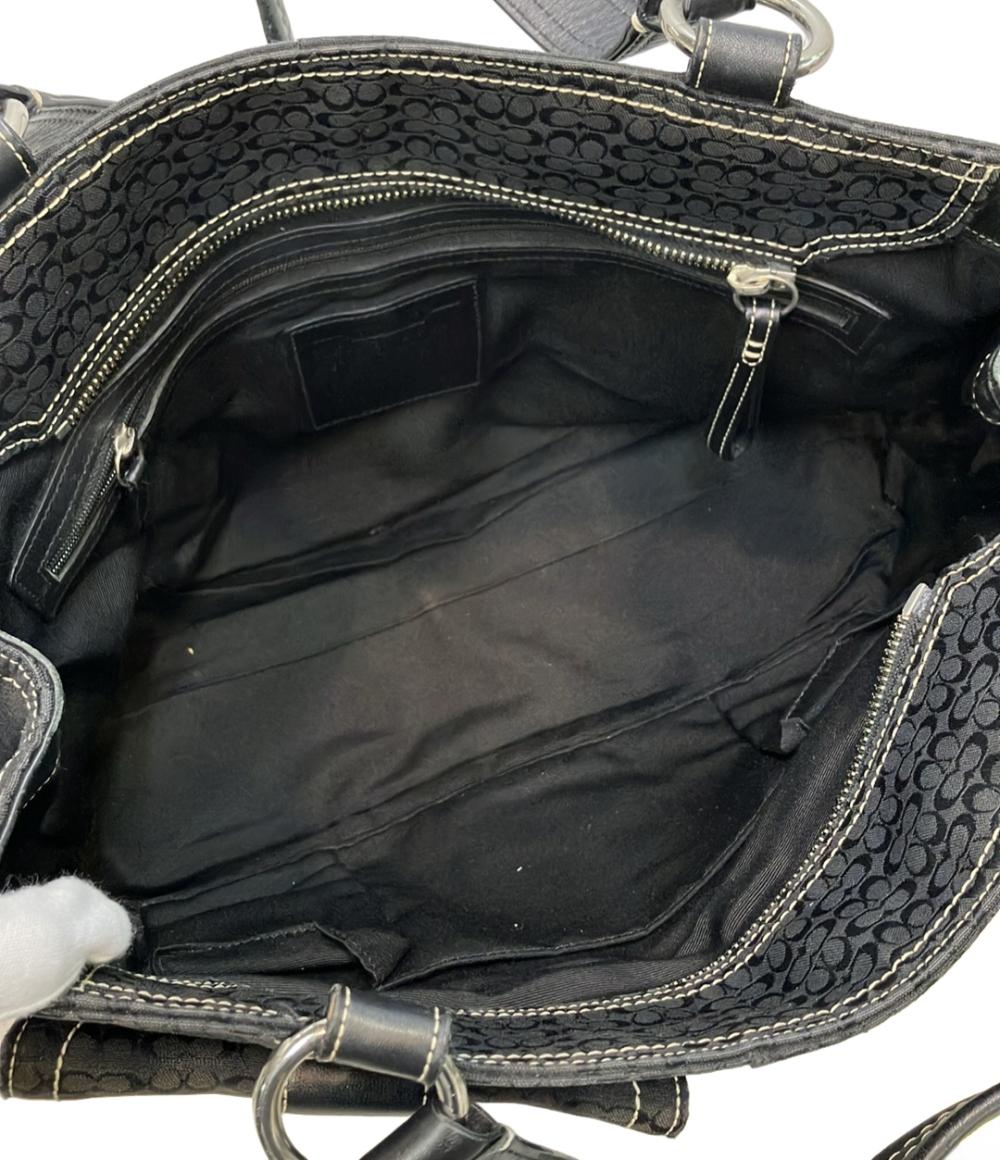 COACH トートバッグ ショルダーバッグ 肩掛け ミニシグネチャー 6427