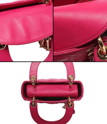 Christian Dior 2wayハンドバッグ ショルダーバッグ 肩掛け レディディオール カナージュ レディース クリスチャンディオール