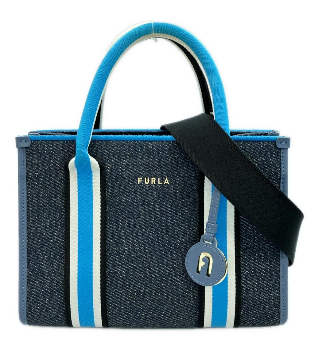 フルラ 2way デニムトートバッグ ショルダーバッグ 斜め掛け レディース Furla