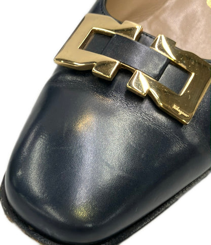Salvatore Ferragamo パンプス ガンチーニ DE 43448 レディース SIZE 6.5 サルヴァトーレフェラガモ