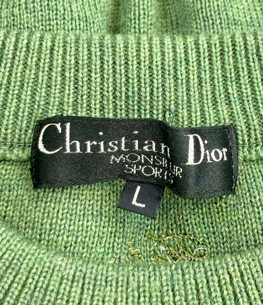 Christian Dior MONSIEUR SPORTS 長袖 ニット メンズ SIZE L クリスチャン ディオール ムッシュ スポーツ