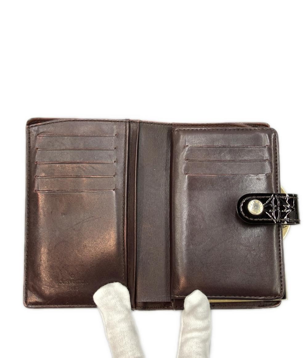 LOUIS VUITTON 二つ折り財布 ヴェルニ ポルトフォイユ ヴィエノワ M93521 レディース ルイ・ヴィトン