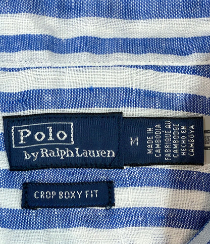 美品 POLO RALPH LAUREN 長袖シャツ ストライプ メンズ SIZE M ポロ・ラルフローレン