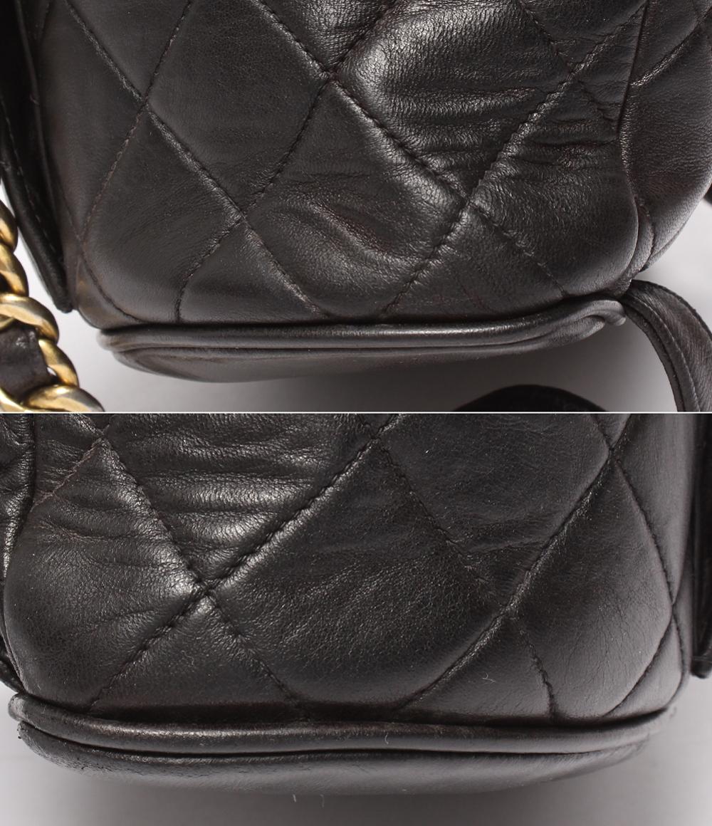 シャネル チェーンリュックサック バックパック マトラッセ ゴールド金具 ラムスキン A10177 レディース CHANEL
