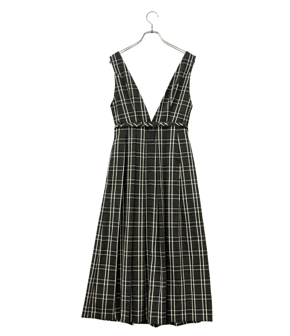 Her lip to ノースリーブ クラシック プレイド ジャンパー ワンピース レディース SIZE S ハーリップトゥ