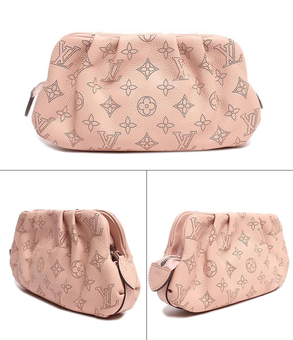 美品 ルイ・ヴィトン ショルダーバッグ シルバー金具 スカラ ミニ マヒナ マグノリア レザー M80904 レディース LOUIS VUITTON